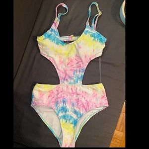 XOXO Medium tie-dye swimsuit